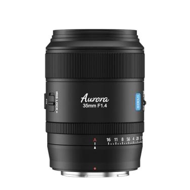 Imagem de SIRUI Lente de foco automático Aurora 35 mm F1.4 de quadro completo, lente grande angular Prime para câmeras Z Mount, preta