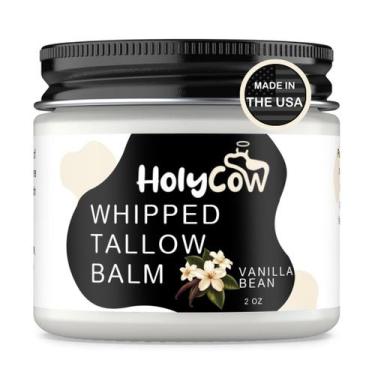 Imagem de Bálsamo de sebo batido HolyCow Vanilla Bean 60ml Hidratante para a pel