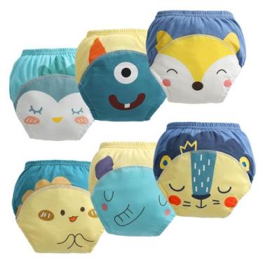 Imagem de Toddler Potty Training Underwear, pacote com 6 unidades de algodão - U