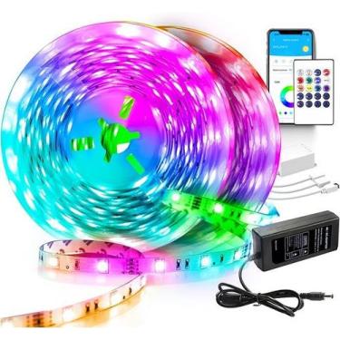 Imagem de Sincronização de música Bluetooth Bluetooth RGB de luzes LED VOLIVO 20