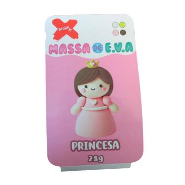 Imagem de Massa de EVA em pote 28g 4 cores Princesa - Gatte