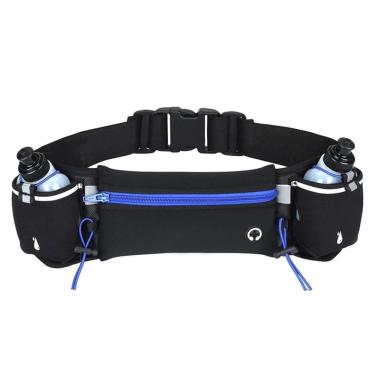 Imagem de Cinto De Hidratação Corrida Running Com 2 Garrafas E Pochete