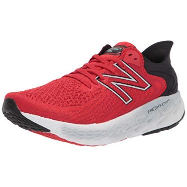 Imagem de New Balance Tênis de corrida masculino Fresh Foam 1080 V11, Velocity Red/Team Red, 9