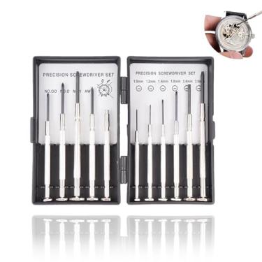Imagem de Conjunto de 11 mini chaves de fenda de precisão para reparo de eletrônicos