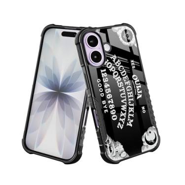 Imagem de LANJINDENG Compatível com iPhone 17 Gótico Retro Ouija Board Gótico Halloween Witch Design para Mulheres Meninas [Amortecedor à Prova de Choque] [Antiarranhões] [Antiderrapante] Capa de Proteção