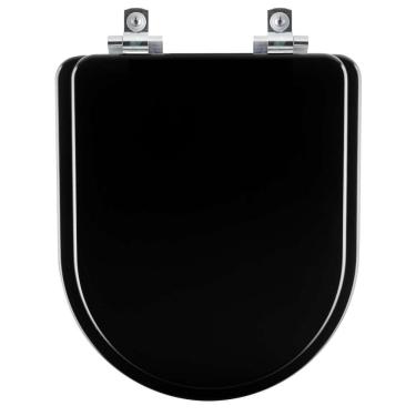 Imagem de Assento Sanitário Soft Close Link ébano (preto) Para Vaso Deca