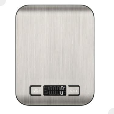 Imagem de 2X Balança De Cozinha Digital Inox Até 10Kg Alimentos Portát