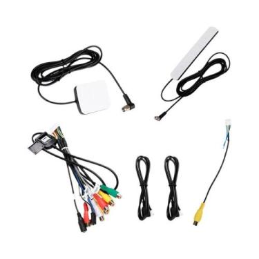 Imagem de Câmera De Ré USB GPS 6PCS Com Slot Para Cartão SIM RCA AUX Antena WiFi