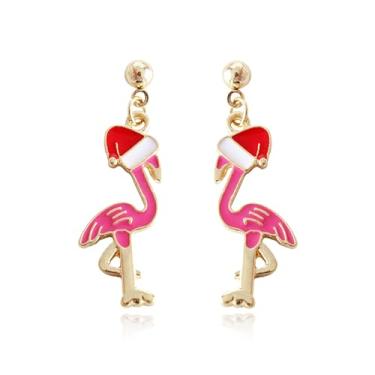 Imagem de Conjunto de brincos de Natal para mulheres, berloques, miçangas, acessórios de festa, decorações de árvore de Natal, presentes festivos, roupas para mulheres, presentes de amizade para mulheres