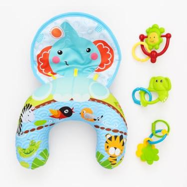 Imagem de Almofada De Atividades Para Bebê Com Acessórios Interativos Tummy Time (Elefante)