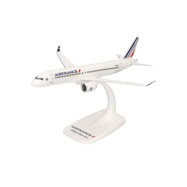 Imagem de Herpa Snap-fit Airplane Model Air France Airbus A220-300 – F-HZUA on Scale of 1:200, Plastic Miniature with pedastal, Model Building, Collectors Edition