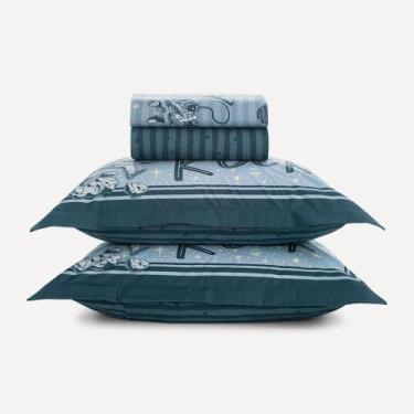 Imagem de Jogo de cama Infantil Casal Algodão Espacial Karsten, U