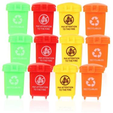 Imagem de Mini lixeira de brinquedos STAHAD para meninos e crianças, caminhão de