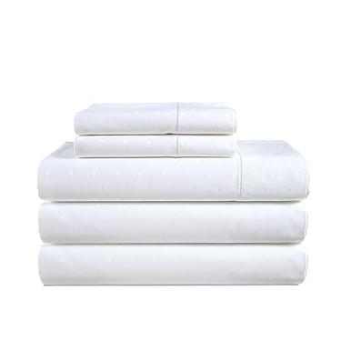 Imagem de LANE LINEN Lençóis King divididos 100% algodão egípcio 5 peças para camas ajustáveis - macio e confortável estilo hotel grosso lavável na máquina naturalmente resfriando 38 cm bolsos profundos Jaquard