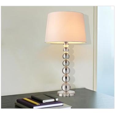 Imagem de Luminária de mesa moderna em cristal com LED, simples, criativa e luxuosa, para decoração de sala de estar e quarto (Estilo 11)