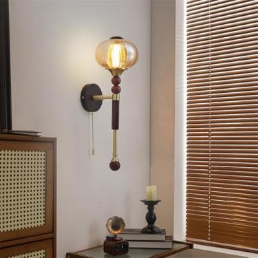 Imagem de Luminária de parede contemporânea LED estilo retrô americano para sala de estar, quarto, escritório, casa de campo, hotel, escada, corredor (Estilo 5)