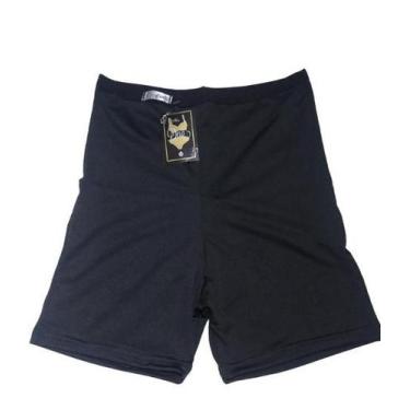 Imagem de Short segunda pele anagua microfibra confortavel - MDJ, M Preto