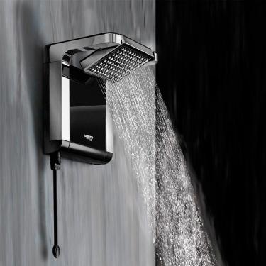 Imagem de Chuveiro Lorenzetti Acqua Star Ultra Eletrônico Preto-cromado 220v