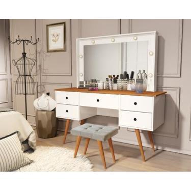 Imagem de Penteadeira Camarim com Luz de Led Anaisa - Novas Cores - Home A.S,  B