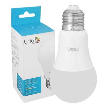 Imagem de Lâmpada Bulbo Led 9,5w 220v E27 Quente Dimerizável - BRILIA, 220V