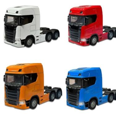 Imagem de Caminhão V8 Scania Miniatura com Som (VERMELHO)