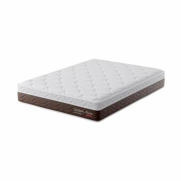 Imagem de Colchão Casal Sigma Flow Misto (23x138x188) Marrom e Branco