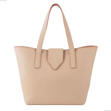 Imagem de Bolsa Saco Lapela Tote Feminina em material sintético  Design Clássico