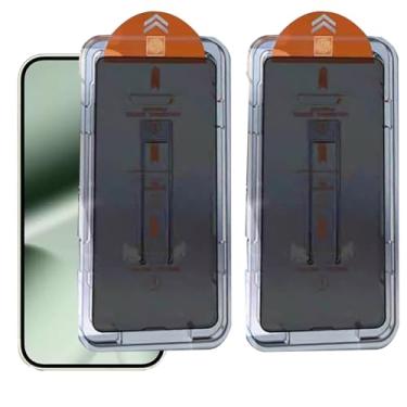 Imagem de FYDIKHN 2 peças de película de privacidade de vidro temperado para Google Pixel 10 Pro XL/9 Pro XL filme anti-espião anti-espião com ferramenta de alinhamento, kit de instalação fácil