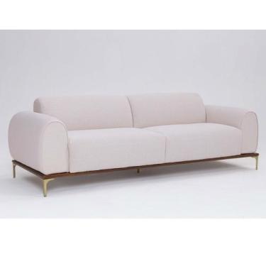 Imagem de Sofá 3 Lugares Tóquio D07 230cm Lona Cru - D'Rossi