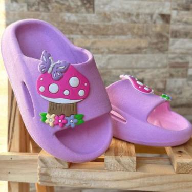 Imagem de Chinelo Nuvem Infantil Menina Confortável Leve e Colorido - Bb Pé, Lil