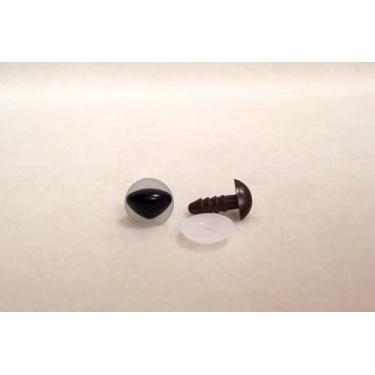 Imagem de Sassy Bears 4,5 mm Preto D-Type Safety Narizes (10 narizes) para Ursos Bonecas Fantoches Artesanato