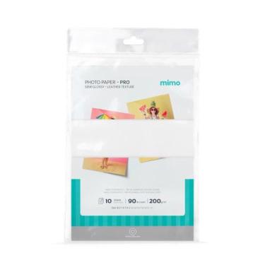 Imagem de Papel Fotográfico Semibrilho Textura Couro - Mimo - 200 g - A4 - 10 Fl
