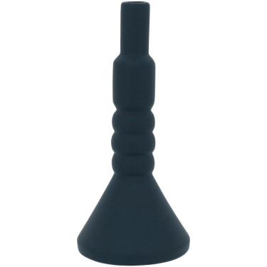 Imagem de Galact Garrafa Decorativa 24X11X11Cm Cerâmica Azul