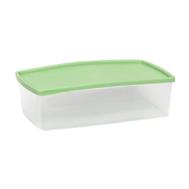 Imagem de Pote Hermético Retangular 1,4l Plasvale Verde