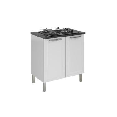 Imagem de Balcão Cozinhas Itatiaia Tarsila p/ Cooktop 4 Bocas - 2 Portas - Branco