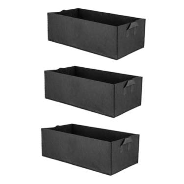 Imagem de 3pcs Square Potato Planting Bag Gallon Vegetable Grow Bag Drainage Plant Growth Container Easy to Use for Garden or Home