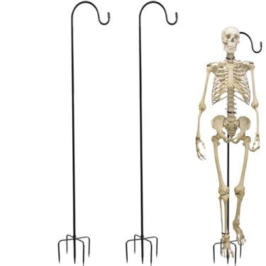 Imagem de Fio de substituição de esqueleto de 3,6 m – Cabo de aço inoxidável revestido para esqueleto gigante ao ar livre, peça de reparo resistente, acessórios de fixação de esqueleto flexíveis e resistentes
