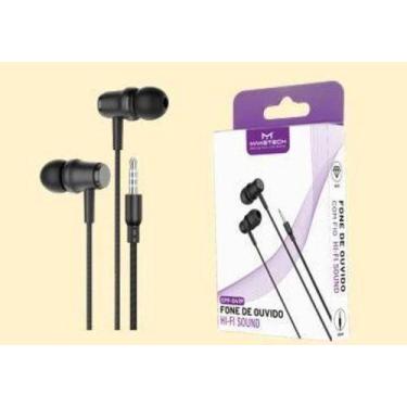 Imagem de Fone De Ouvido Com Microfone Maketech Epp-047p Fio 1,2m P3, Preto
