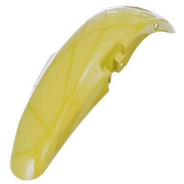 Imagem de Paralama Dianteiro Compatível Com Titan 2000 A 2004 Amarelo Moto Táxi