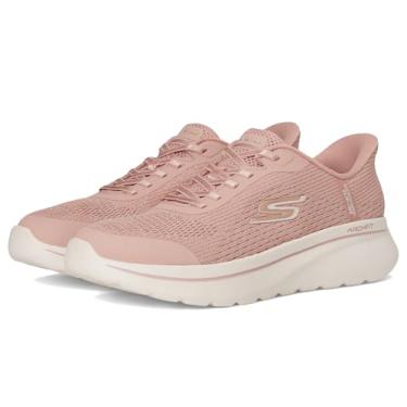 Imagem de Skechers Tênis feminino Go Walk Arch Fit N-Joy Ria Hands Free Slip-ins, Malva, 41
