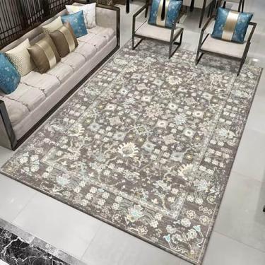 Imagem de HGTRH Tapete exterior tapete de pátio, tecido de veludo de cristal exterior tapete espesso resistente ao desgaste e lavável tapete de piquenique C 40 * 60 cm