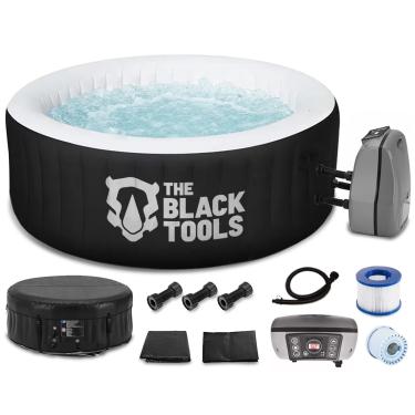 Imagem de SPA Inflável TBT-011 The Black Tools – Com Aquecimento, Controle de Temperatura, Jatos de Bolhas ou Hidromassagem e Portátil
