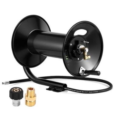 Imagem de Carrete para Manguera de Hidrolavadora M MINGLE 300 pies Acero 4000 PS