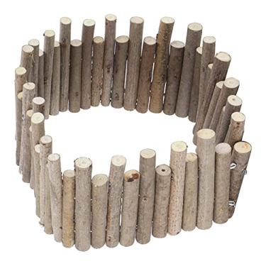 Imagem de Alomejor Cercadinho para Animais Pequenos, Ponte de de Rato Mastigável Natural Com Fio Dobrável Brinquedo Multifuncional de 12,8 Onças para Chinchilas Cobaias Pequenos Animais de (50cm Modelo de