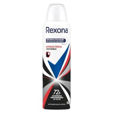 Imagem de Rexona Desodorante Antitranspirante Feminino Aerosol Antibacterial + Invisible 150Ml (A Embalagem Pode Variar)