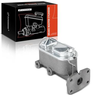 Imagem de A-Premium Cilindro mestre de freio com reservatório e tampa compatível com veículos Chrysler, Dodge e Plymouth - Town & Country, New Yorker, Newport, B100, B200, Mônaco, Ramcharger, Fury, Trailduster