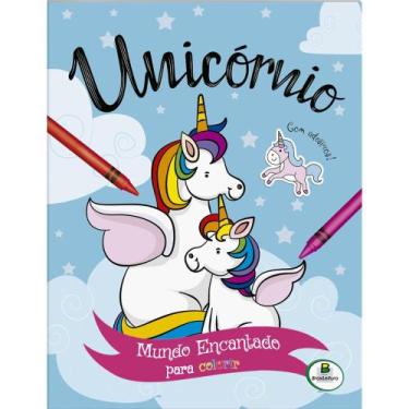 Imagem de Livro - Mundo Encantado para Colorir: Unicórnio