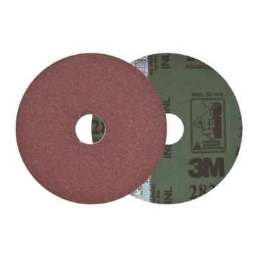 Imagem de 10 Discos Lixa/Fibra 3M 283C 4P 115mm 4,5P P120