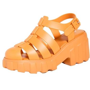 Imagem de Melissa Sandália feminina Meagan Fisherman, Laranja, 38