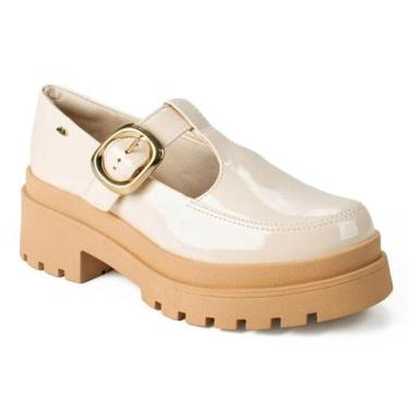 Imagem de Sapato Dakota Loafer Mocassim Mary Jane Tratorado D0293 Cor:TuleTamanh